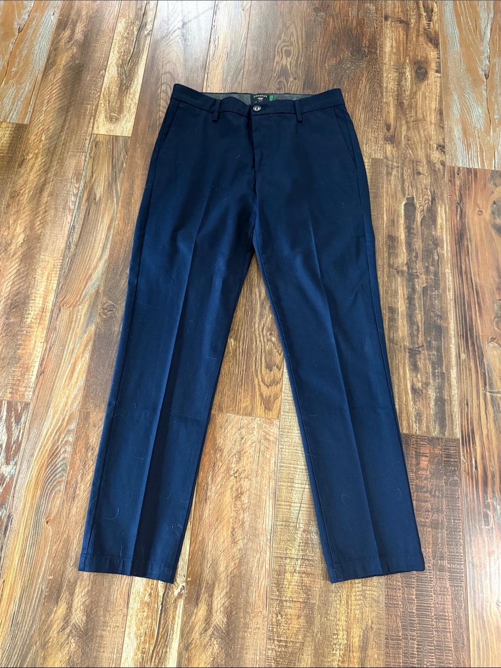 Dockers Men's Navy Dress Pants - Slim Straight